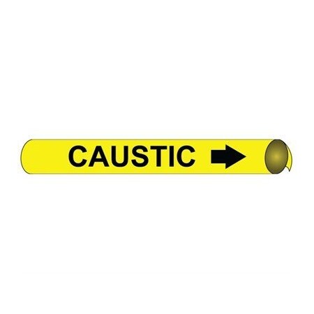 Nmc Pipemarker Precoiled, Caustic B/Y, Fits, D4012 D4012